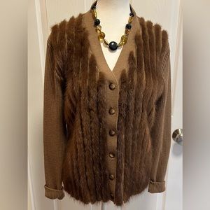 Jobis schurwolle cardigan made in Italy